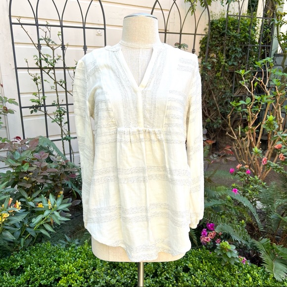 *SOLD* Lou & Grey Striped Bib Tunic Sz XS - Picture 2 of 11